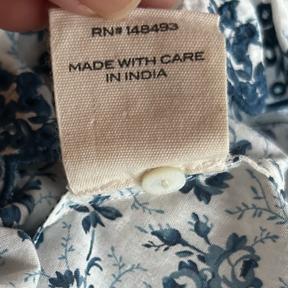 DOEN Songbird Toile Lazuli top S - Picture 7 of 7